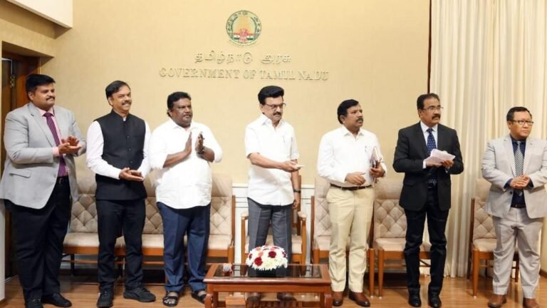 TN CM Stalin inaugurates extended Okkiyam Maduvu Bridge