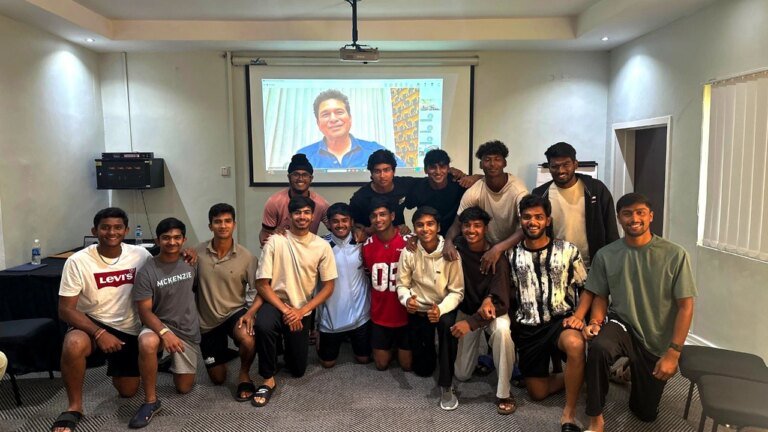 U19 World Cup: Team India given pep talk by Sachin Tendulkar ahead of India vs Pakistan