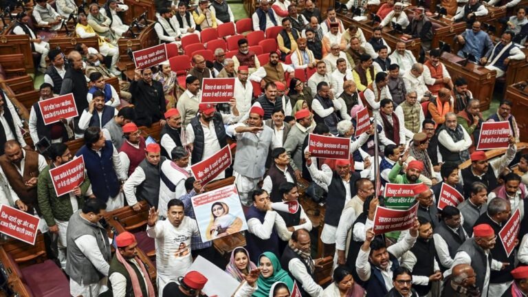UP Budget Session: Opposition disrupts Governor’s speech