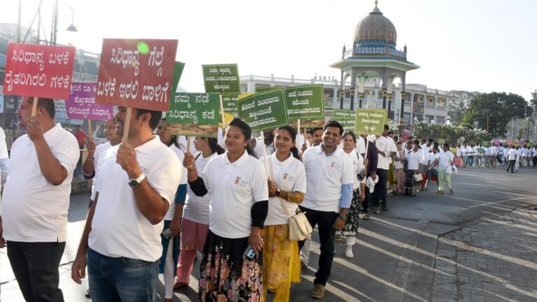 Millet Walkathon in Mysuru
