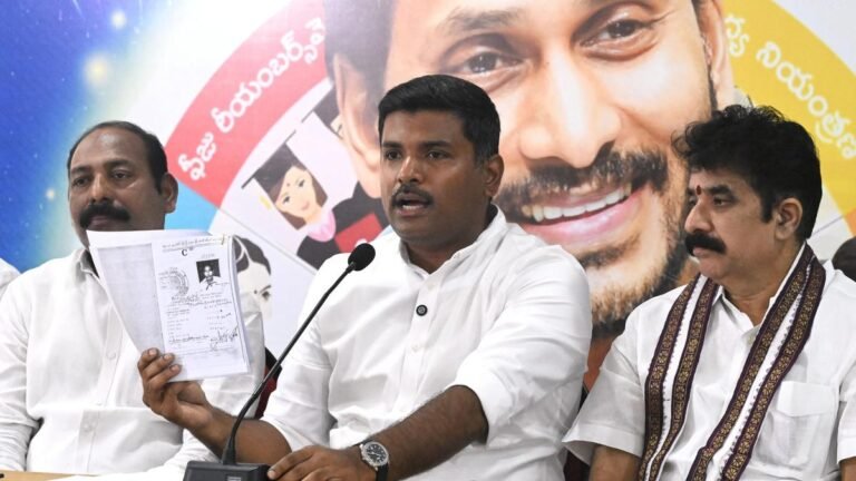 YSRCP leader states ₹100 cr. land scam involving Collector, requires CBI investigation