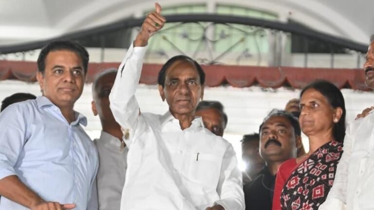 High security, drama as SIT questions KCR for nearly five hours in phone-tapping case
