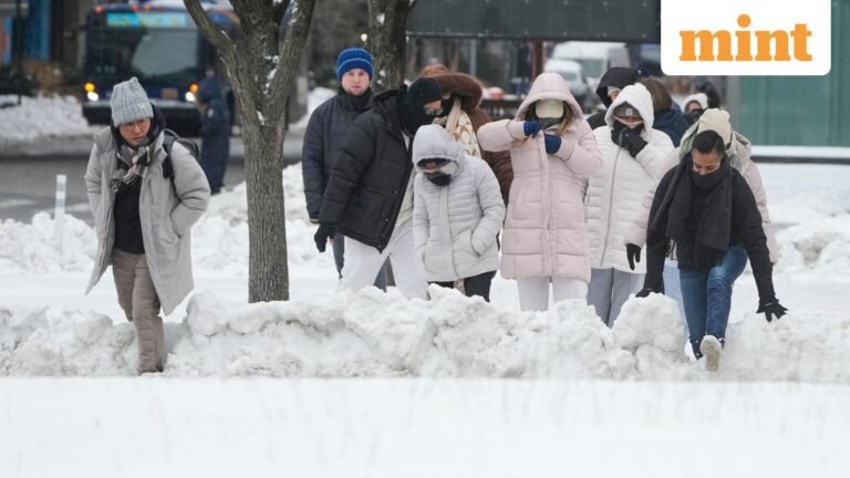 Air India cancels flights to New York and Newark as monster blizzard lashes US East Coast | Today’s news