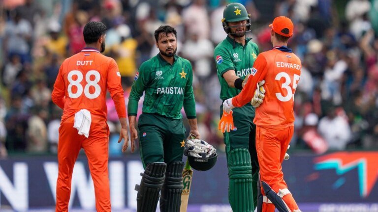 Pakistan doing Pakistan, flirting with disaster against the Netherlands on the opening day
