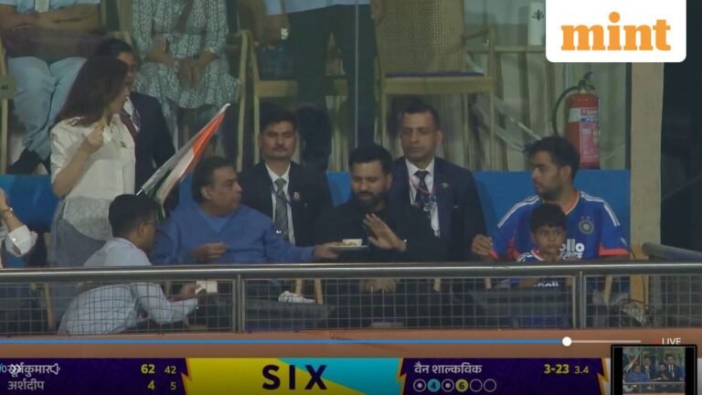 Mukesh Ambani surprises T20 World Cup 2026 spectators, offers tea to Rohit Sharma during clash with USA; The Internet is responding | Today’s news