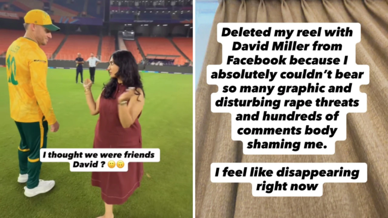 Influencer Receives Rape Threats, Deletes Viral T20 World Cup Film With David Miller