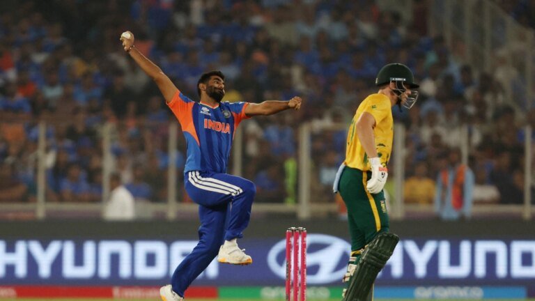 Jasprit Bumrah stands out in Ahmedabad: 3 for 15 and a new T20 World Cup record