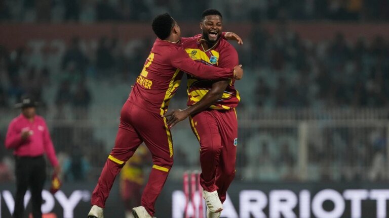 World Cup T20: Shepherd hat-trick, Hetmyer blitz power West Indies past Scotland