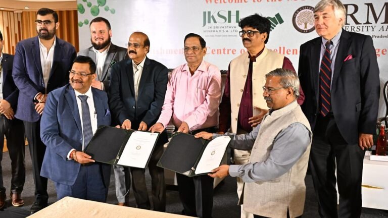 SRM University-AP signs MoU to set up Center of Excellence for Green Hydrogen Technologies