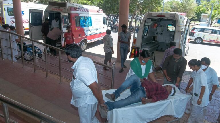 Ongole GGH conducts a mock exercise to test mass casualty response