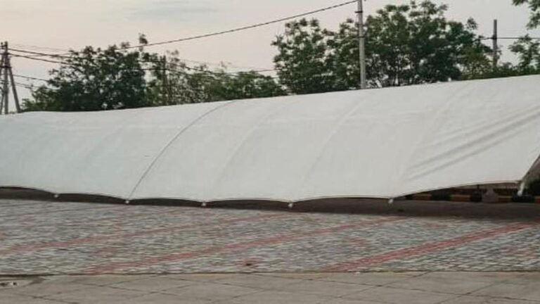 The collapse of the shed at Prabuddha Academy raises safety concerns