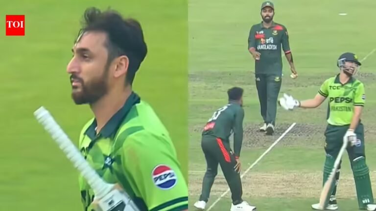 PAK vs BAN: Salman Ali Agha reprimanded after controversial dismissal in 2nd ODI | Cricket News – The Tech Word News