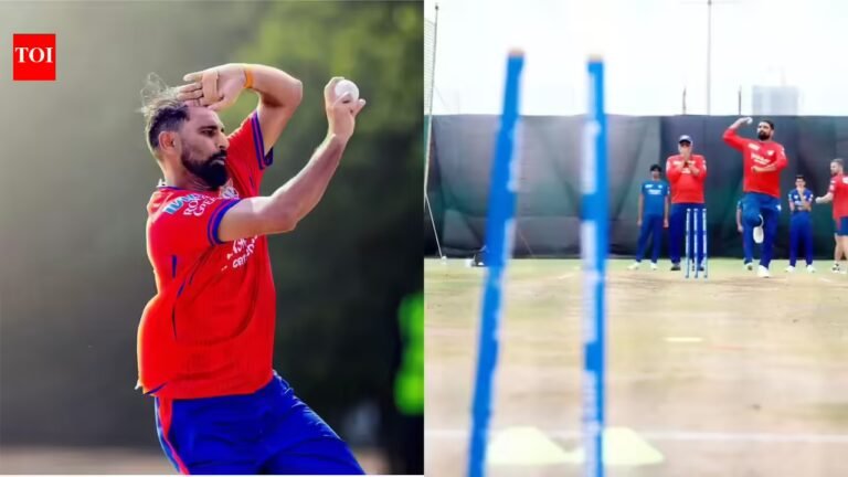 ‘Your yorker is breathtaking’: Mohammed Shami breathes fire, stumps shattered in the nets – WATCH | Cricket News – The Tech Word News