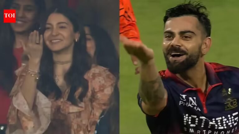 Watch: Virat Kohli blows a flying kiss to Anushka Sharma after RCB’s dominant win | Cricket News – The Tech Word News