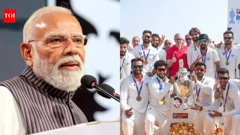 ‘A long wait of nearly seven decades’: PM Modi celebrates J&K’s historic Ranji Trophy win | Cricket News – The Tech Word News
