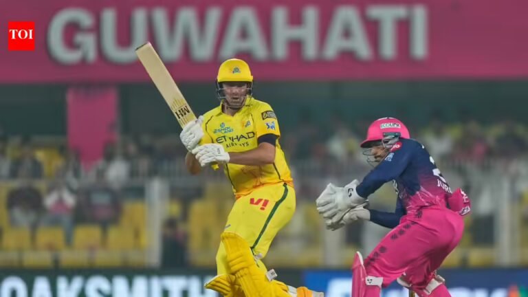 CSK’s Jamie Overton surpasses MS Dhoni to create a new record in defeat vs RR | Cricket News – The Tech Word News