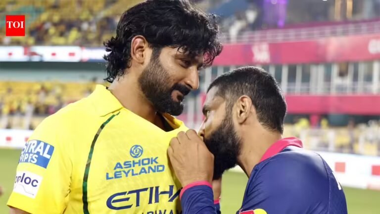 Ravindra Jadeja kisses CSK crest after RR win, emotional moment melts hearts | Cricket News – The Tech Word News