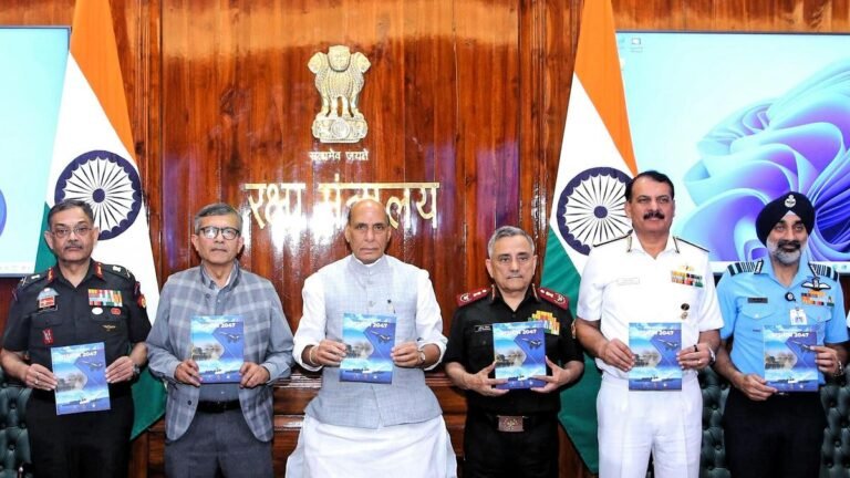 Rajnath releases ‘Defence Forces Vision 2047’ plan for a future-ready army