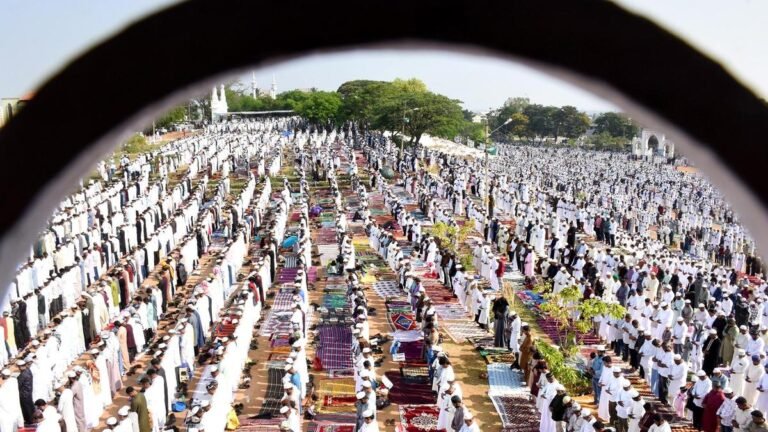 Id-ul-Fitr was celebrated with enthusiasm in Mysore