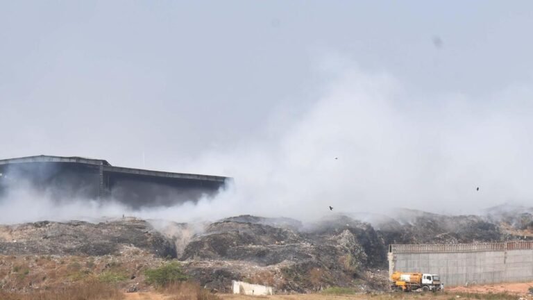 Dharwad residents stop garbage trucks in protest