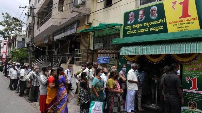 Namma Deve Gowda Appaji’s canteen was closed due to shortage of gas cylinders