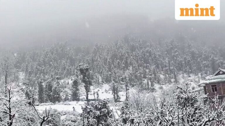 Snowfall turns Himachal, Kashmir into a winter wonderland; IMD predicts more showers | Follow | Today’s news