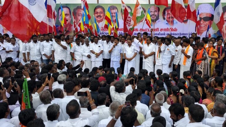 AIADMK MP C.Ve. Shanmugam stirs controversy over derogatory reference to female actor during Villupuram protest