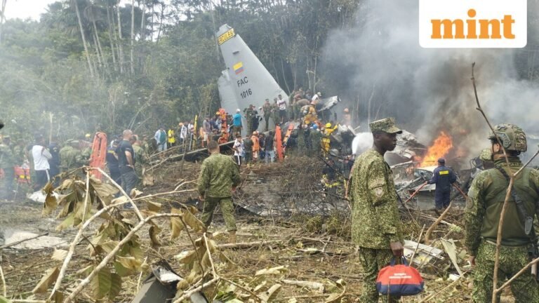 Colombia plane crash: Death toll at 66, dozens missing in Hercules C-130 crash; rescue operations are underway | Today’s news