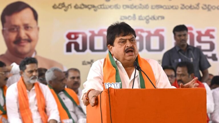 BJP is demanding a government. for the immediate settlement of pensions for employees