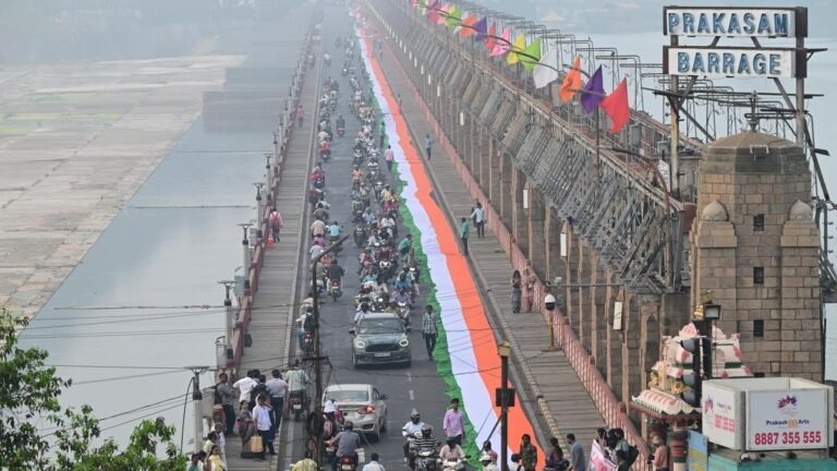 A rally held to raise awareness about drug abuse and inspire patriotism in Vijayawada