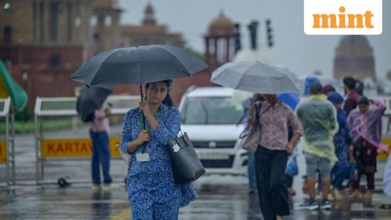 Rain lashes parts of Delhi-NCR as overcast skies signal drop in mercury — More showers this weekend? | Today’s news