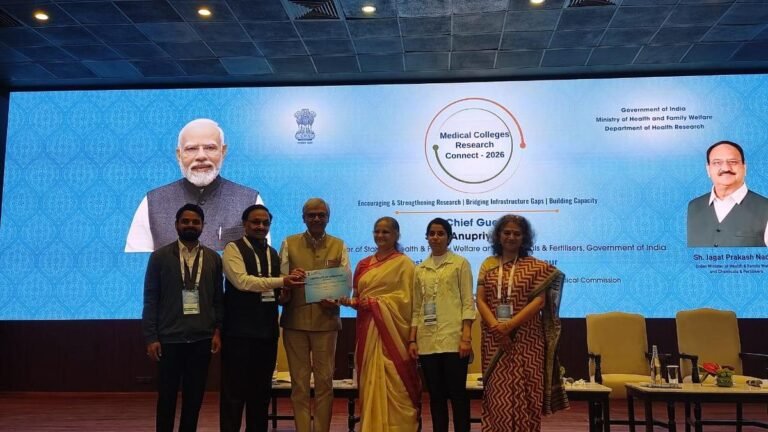 NIMS Hyderabad receives National Certificate of Excellence for Research Initiatives