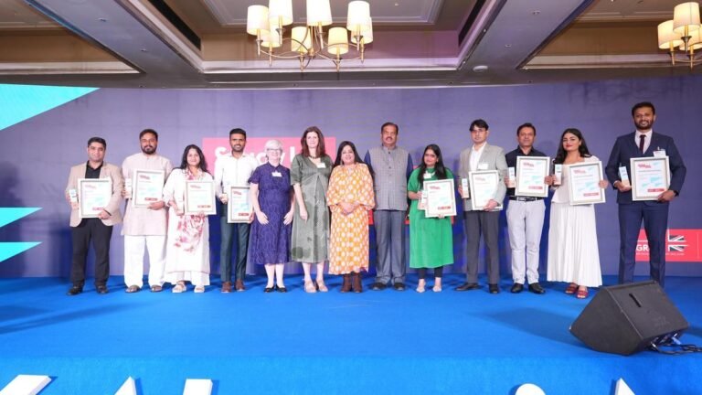 The British Council honored alumni at the Study UK Alumni Awards 2026 in India