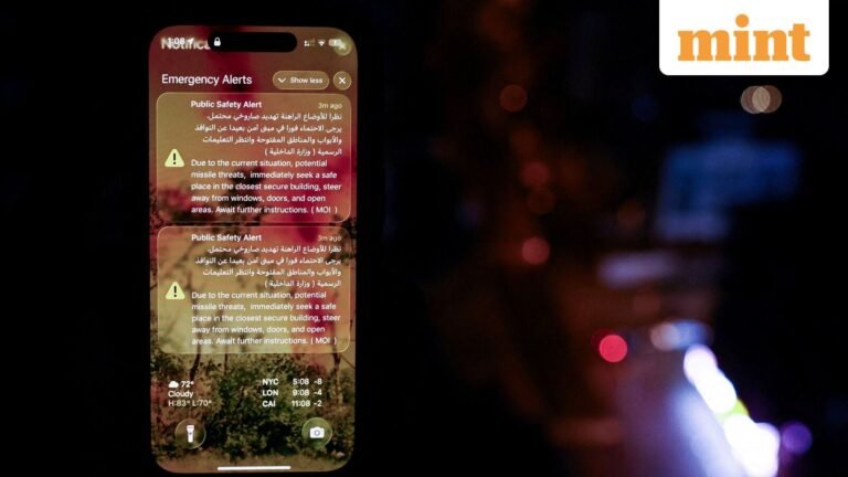 Dubai Abu Dhabi news LIVE Updates: Missile alert in Dubai today amid Iranian attacks; Saudi Arabia shot down 10 drones | Today’s news