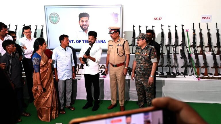 Telangana CM provides security to surrendered Maoists