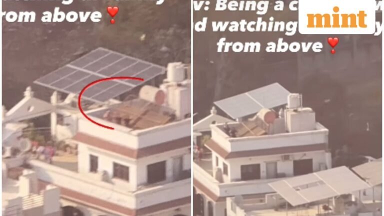 IndiGo flight attendant spots family waving from rooftop during landing, video goes viral: ‘What a surreal moment’ | Today’s news