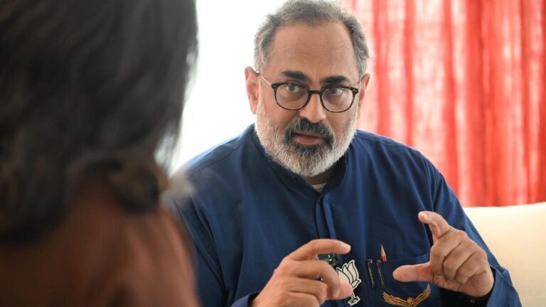 “Twin engine government.” it will free people from the risk of political conflicts that harm their development”: Rajeev Chandrasekhar