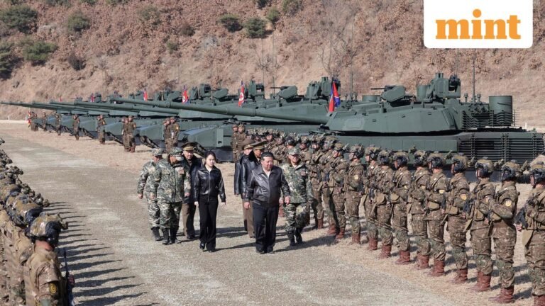 Kim Jong-un’s teenage daughter drives a tank amid North Korea succession rumors | In the photos | Today’s news