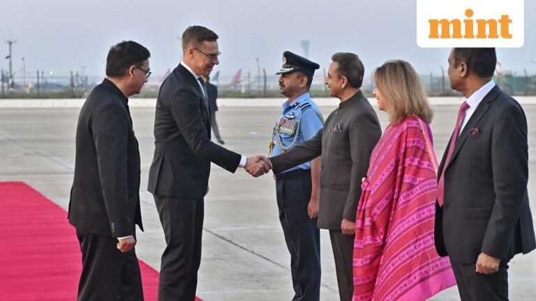 Finnish President Alexander Stubb arrives in India to deliver keynote address at Raisina Dialogue 2026 | Today’s news