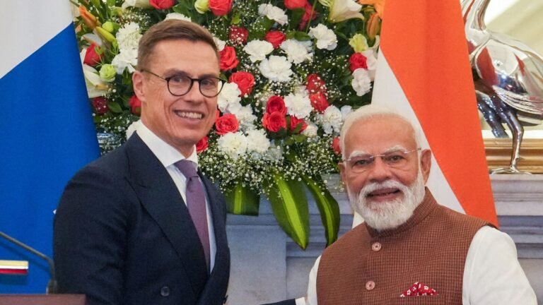 PM Modi calls for dialogue and peace at joint press conference with Finnish President Stubb amid Middle East tensions | Today’s news
