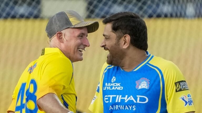 IPL 2026: Michael Hussey turns back time as he hits Ruturaj Gaikwad for a six in CSK Roar action; Watch the video | Today’s news