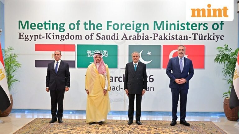 Middle East conflict: Pakistan hosts quadrilateral summit with Egypt, Saudis and Turkiye leaders; here’s what’s on the agenda | Today’s news
