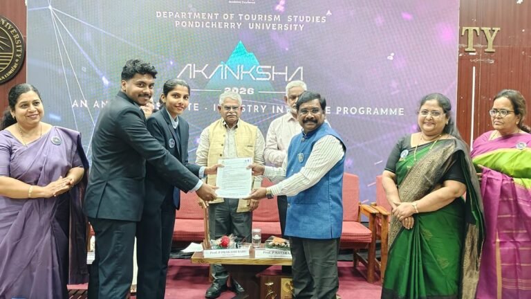 Pondicherry University to introduce a new postgraduate program in Hospitality Management