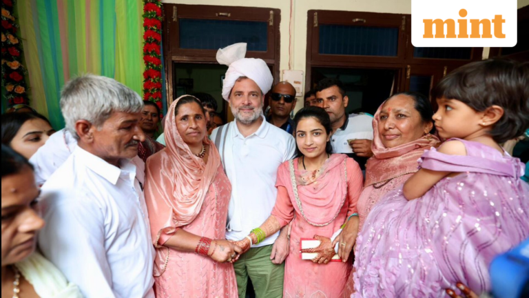 Rahul Gandhi keeps promise, attends farmer’s daughter’s wedding in Haryana | See image | Today’s news