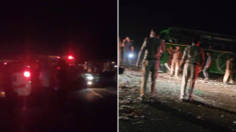 10 dead and 35 injured when bus collides with mini truck in MP’s Chhindwara