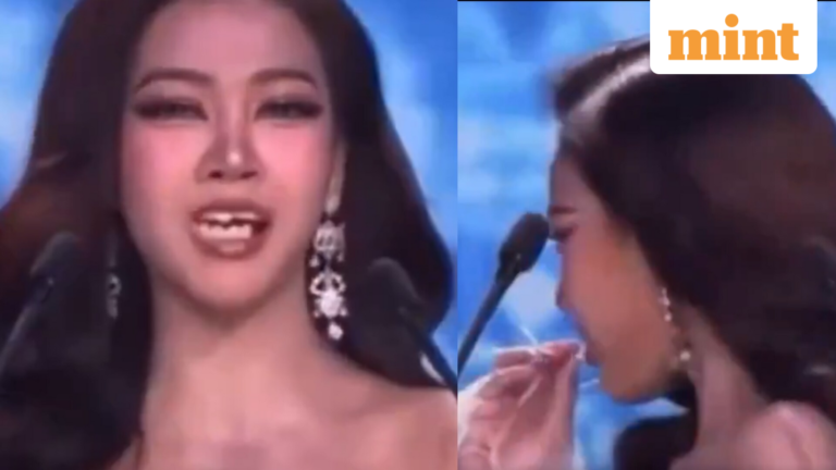 Miss Grand Thailand Contestant’s False Teeth Fall Out On Stage But She Continues To Walk The Ramp With Confidence – Video | Today’s news