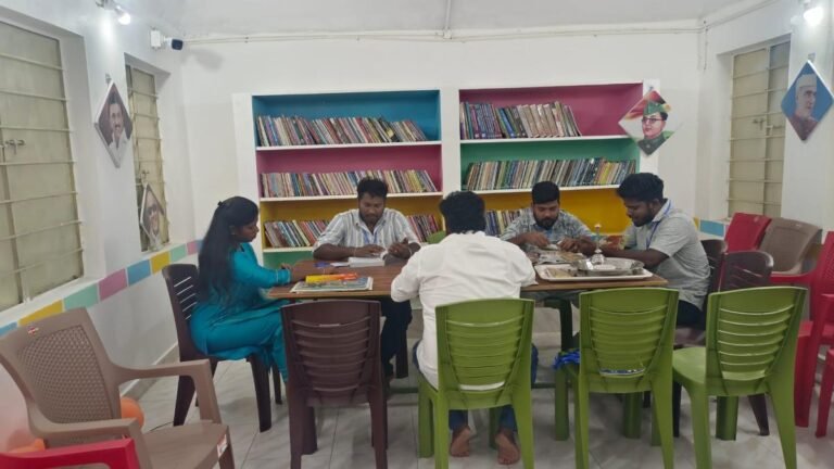 How the library became a popular place of learning in Chengalpattu village