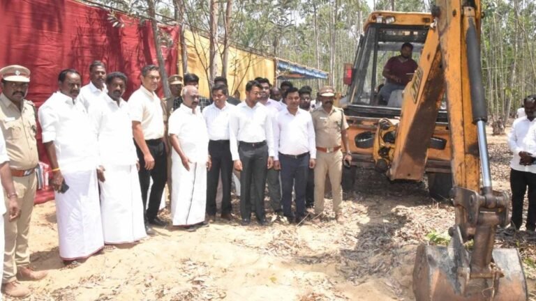 Foundation stone laid for International Bird Center at Agaram Reserve Forest in Villupuram district