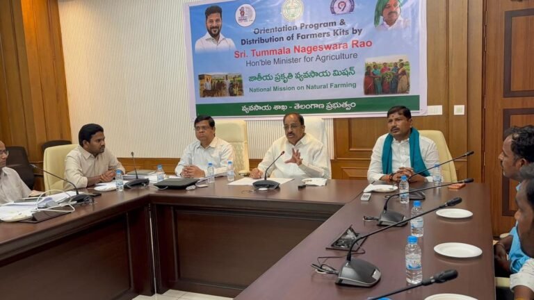 The government plans for natural farming on more than 61,000 acres from Kharif