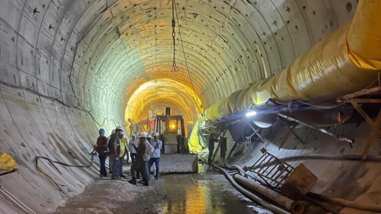 Work on the downstream side of the SLBC tunnel will resume after 13 months